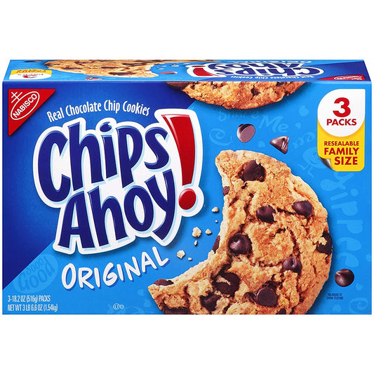 Chips Ahoy Bulk Box - 3 Family Packs