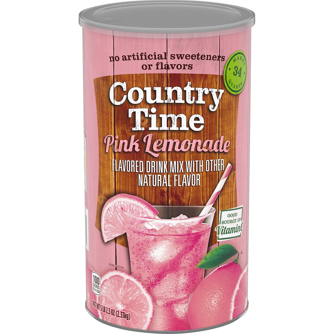 Country Time Pink Lemonade Mix 5lb 2.5oz