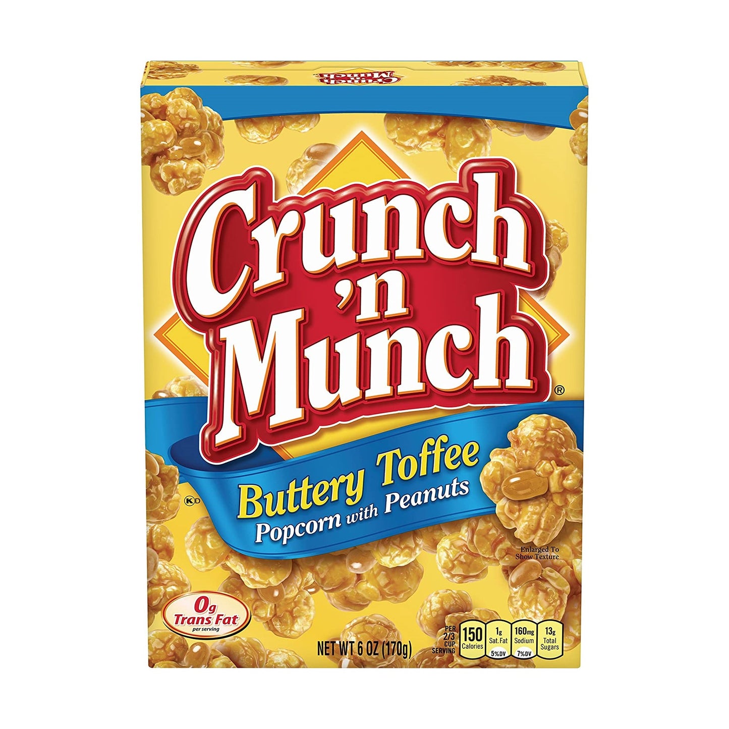 Crunch 'N Munch Popcorn with Peanuts - Buttery Toffee 6oz