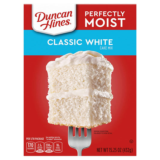 Duncan Hines Classic White Cake Mix 15.25oz