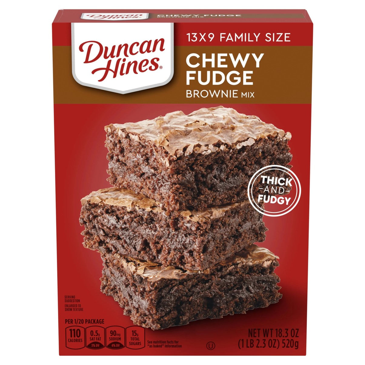 Duncan Hines Chewy Fudge Brownie Mix