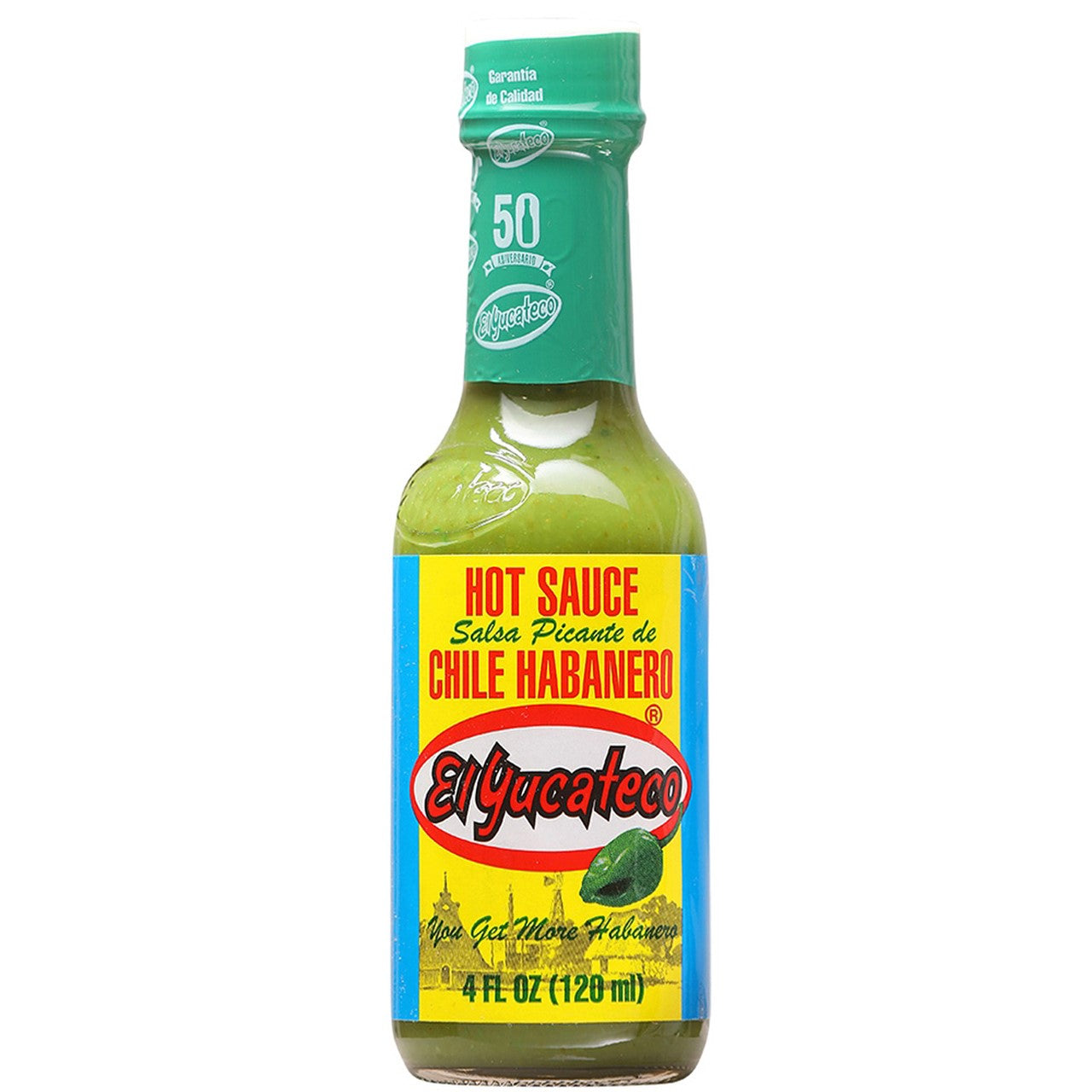 El Yucateco Habanero Hot Sauce - Green 4oz