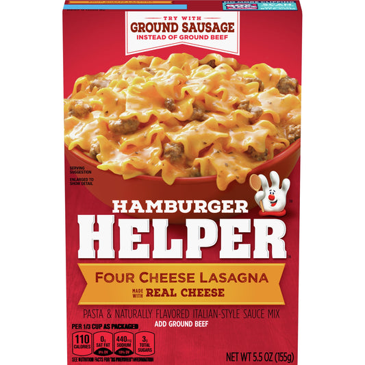 Hamburger Helper - Four Cheese Lasagna 5.5oz