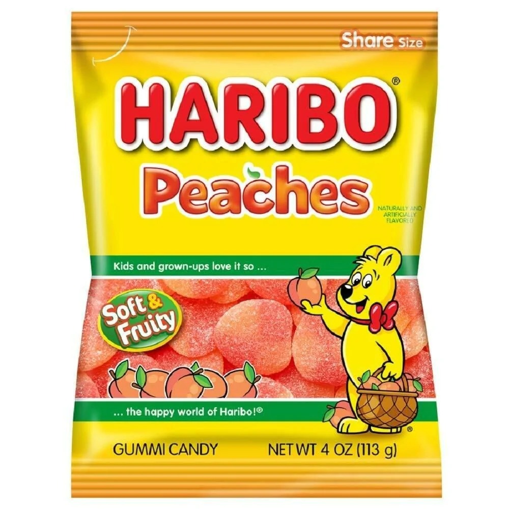 Haribo Peaches 4oz
