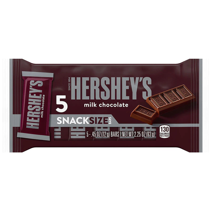 Hershey's Milk Chocolate Snack Size 5pk