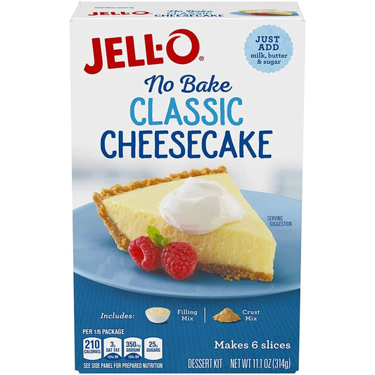 Jell-O No Bake Cheesecake - Classic 11.1oz (BB 19 Apr 2025)