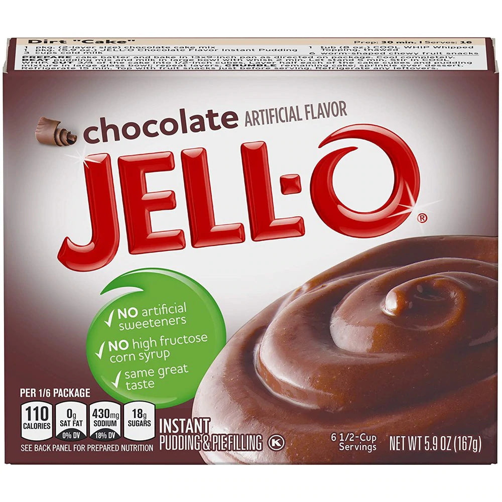 Jell-O Instant Pudding - Chocolate 5.9oz (Large)