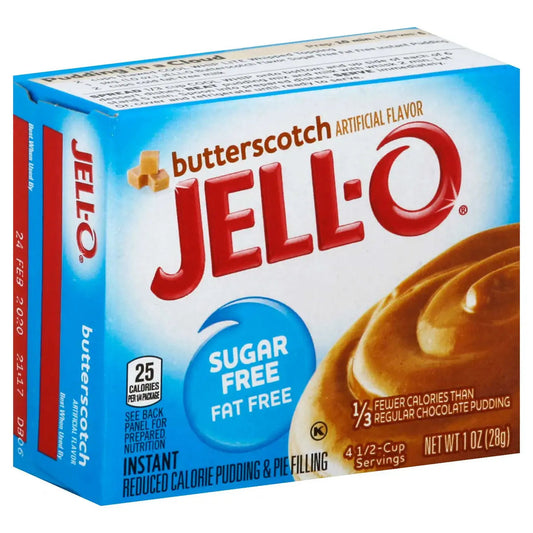 Jell-O Instant Pudding Sugar Free - Butterscotch 1oz