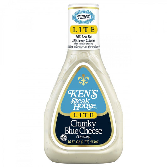 Ken's Chunky Blue Cheese - Lite 16oz