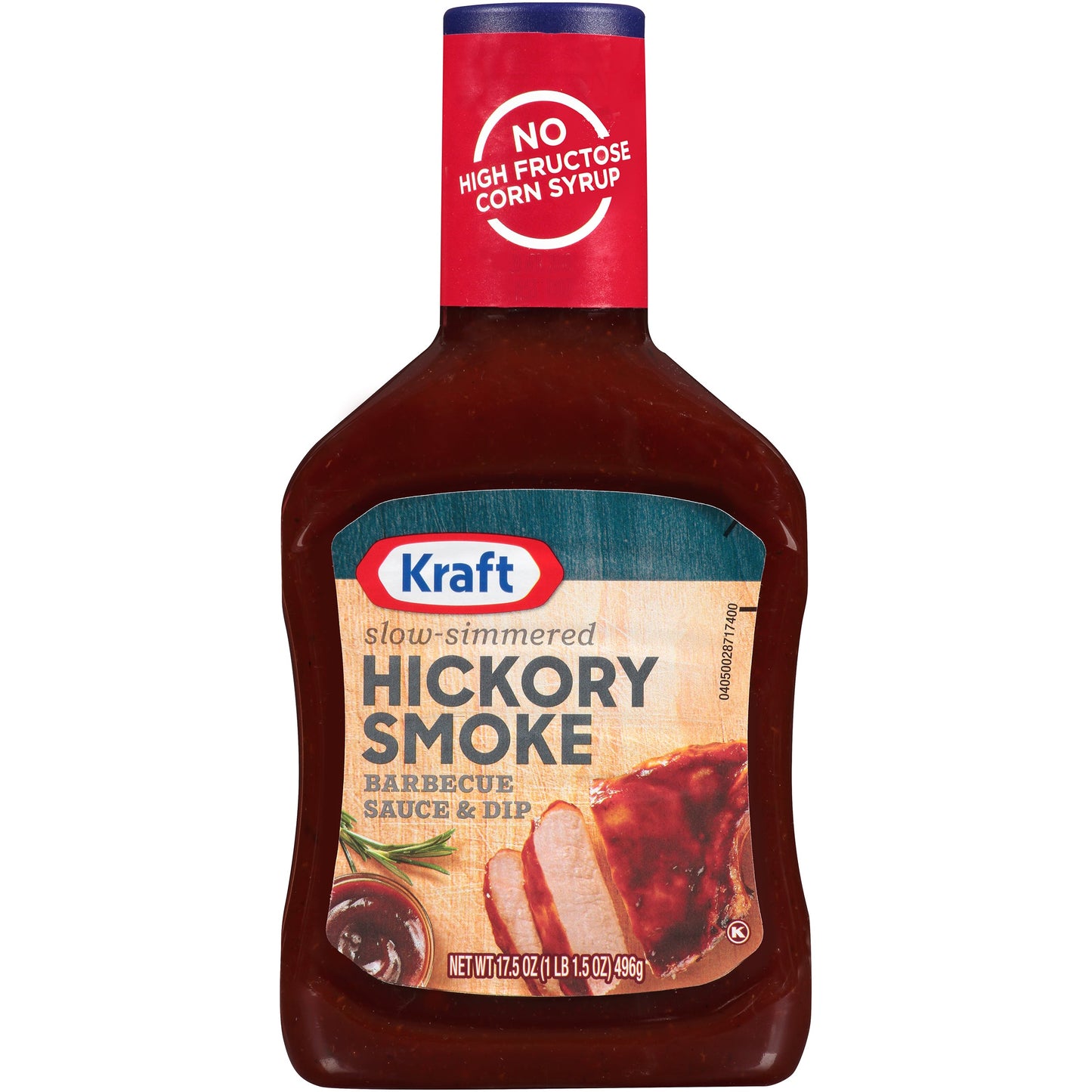 Kraft Slow-Simmered Hickory Smoke BBQ Sauce and Dip BBQ 17.5oz