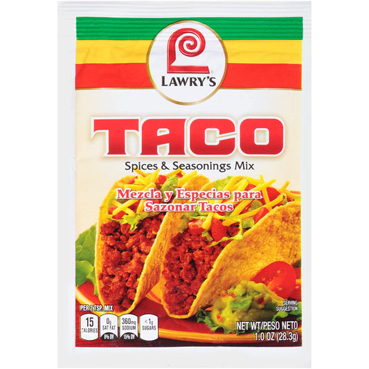Lawry's Taco Seasoning Mix 1oz (regular)