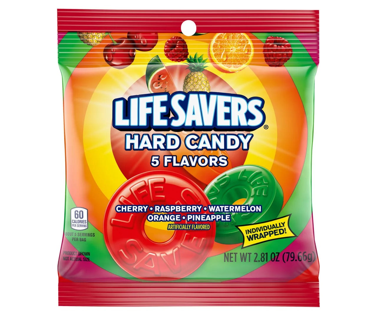 Life Savers Hard Candy Peg Bag 2.81oz