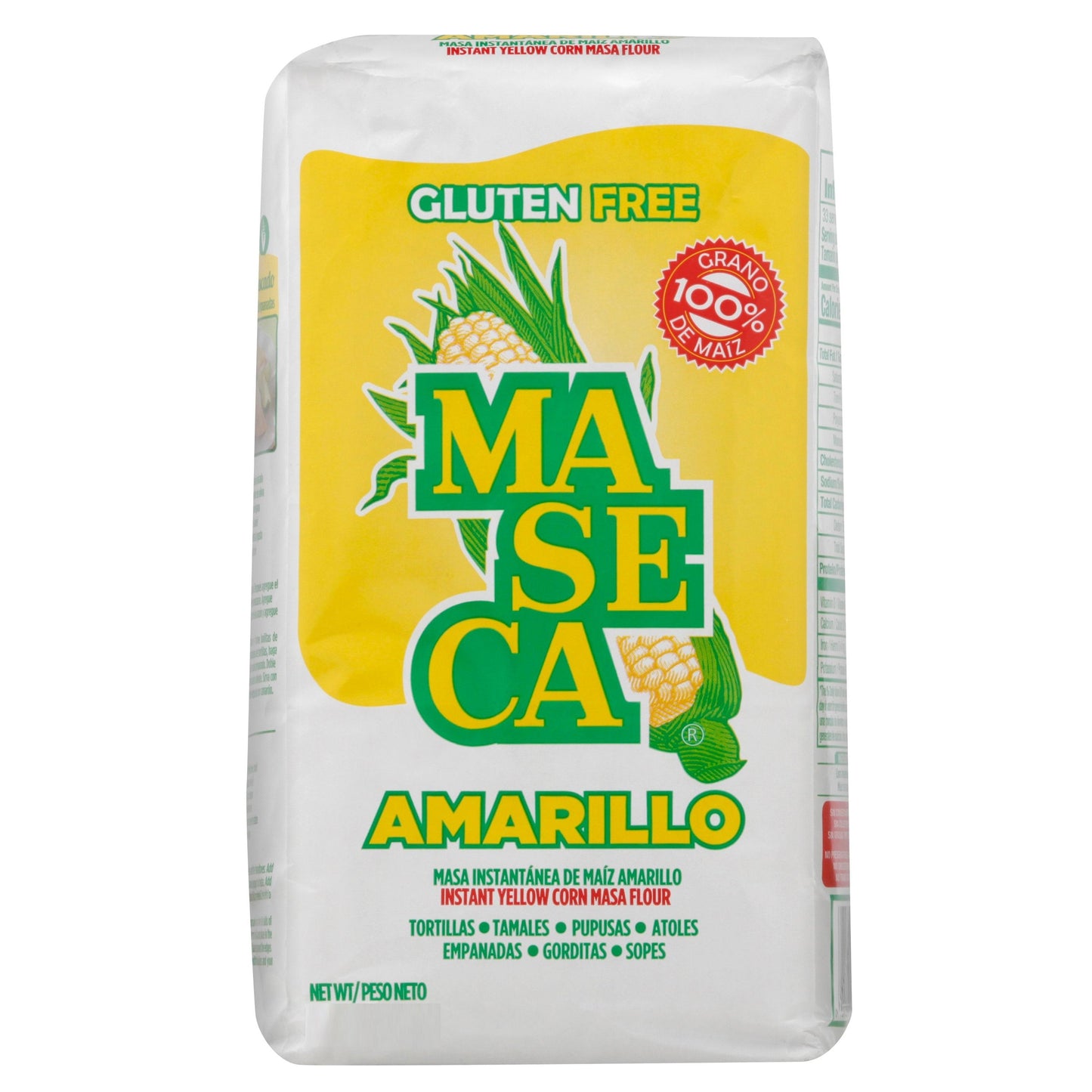 Maseca Amarillo - Instant Yellow Corn Masa Flour 2lb