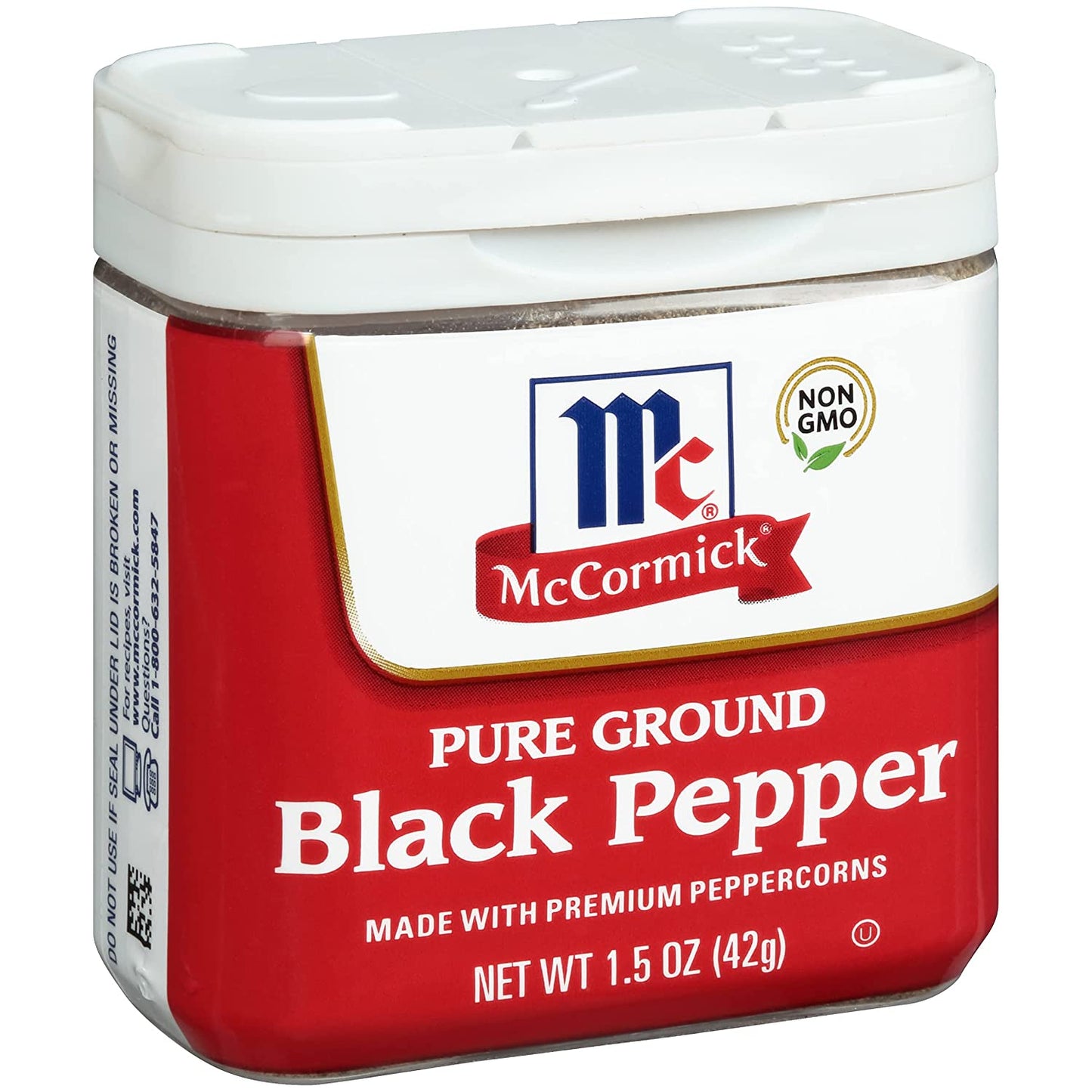 McCormick Pure Ground Black Pepper 1.5oz
