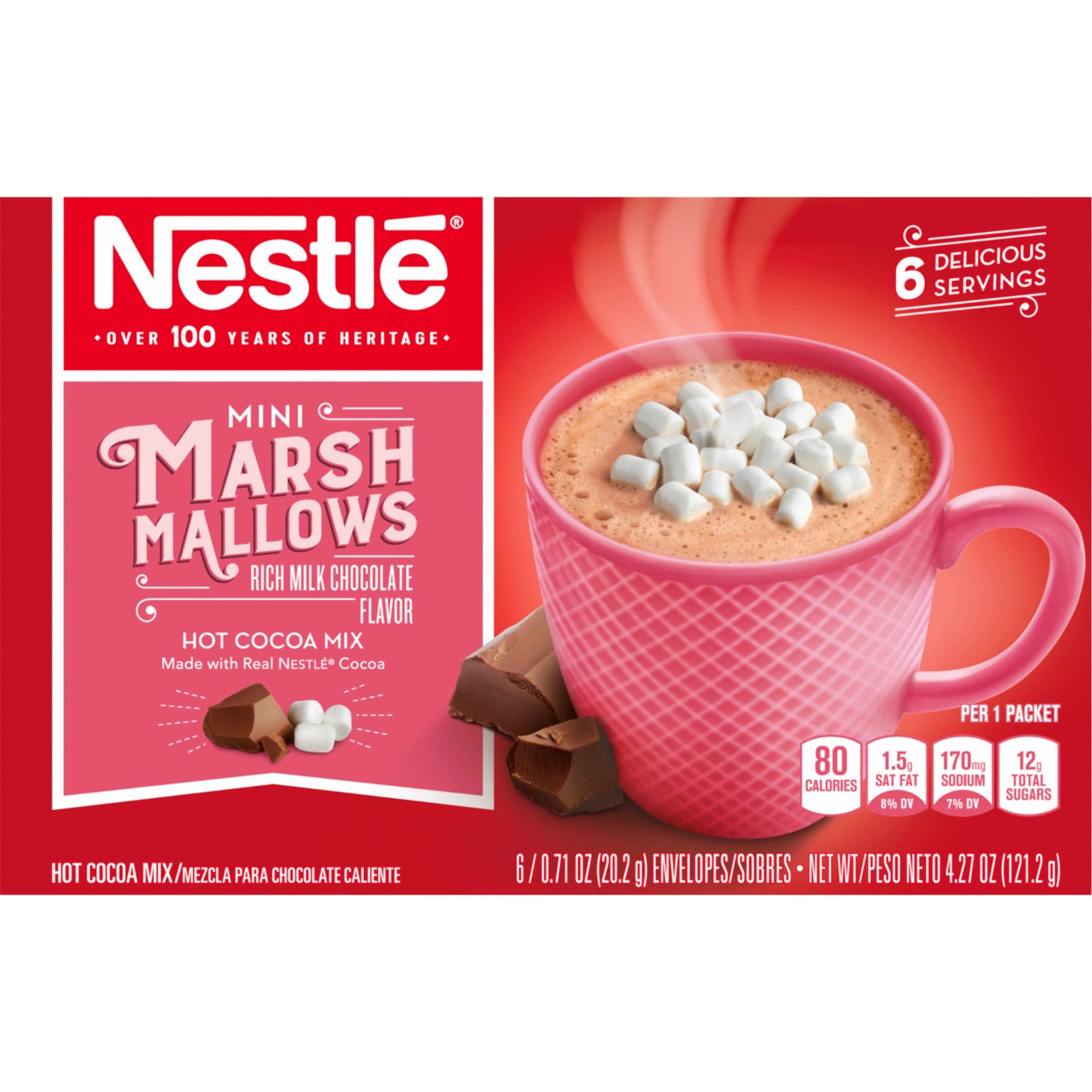 Nestle Mini Marshmallows Hot Cocoa Mix (6 sachets)