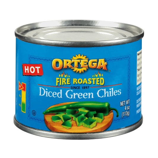 Ortega Diced Green Chiles (Hot) 4oz