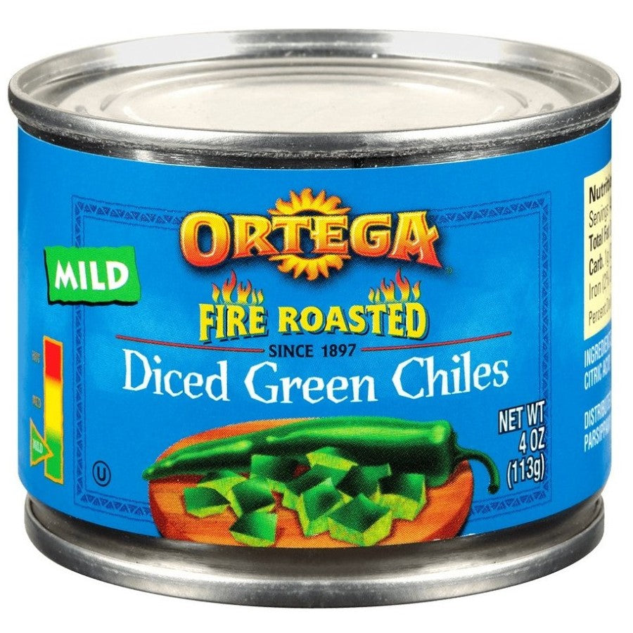 Ortega Diced Green Chiles - Mild 4oz