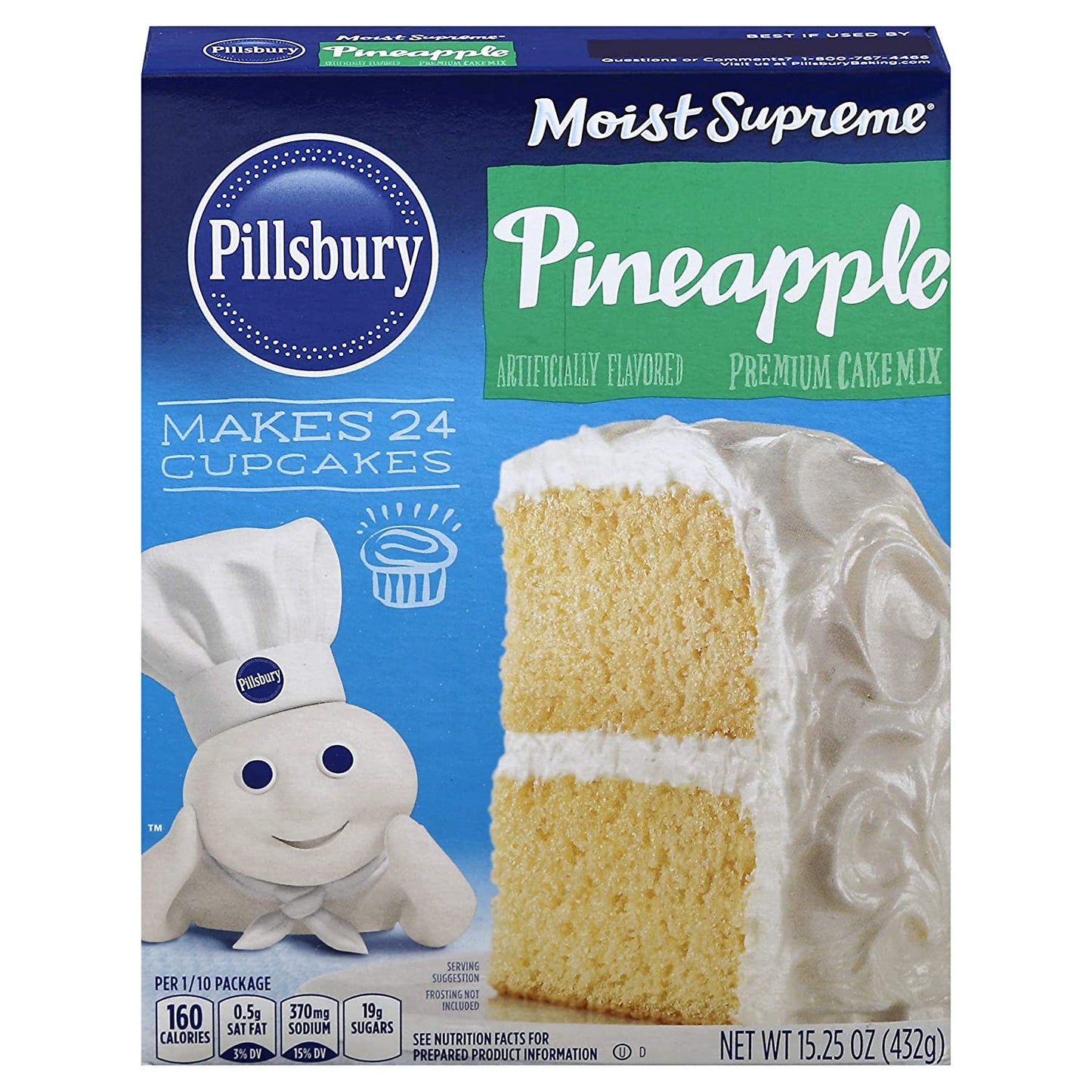 Pillsbury Moist Supreme Pineapple Cake Mix 15.25oz