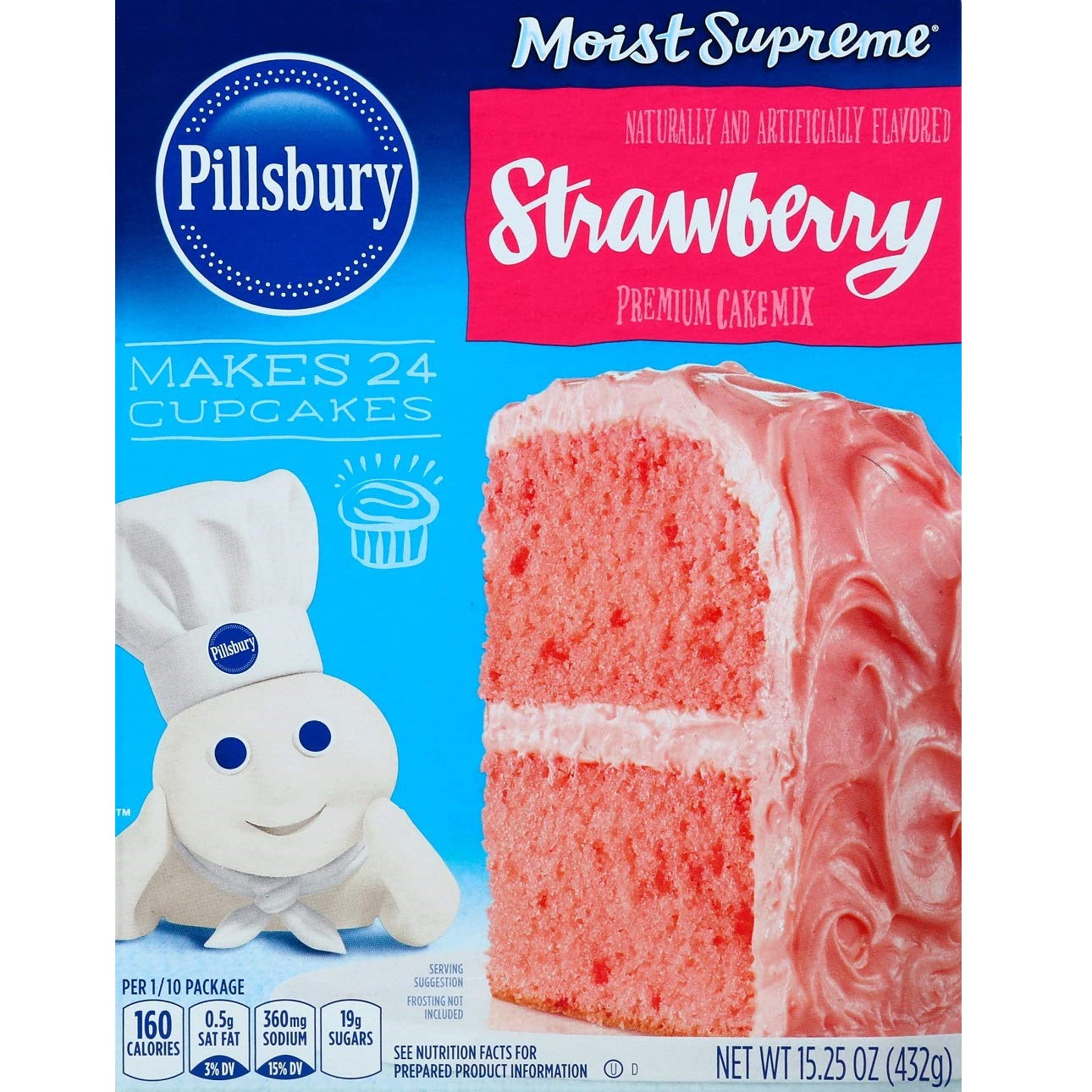 Pillsbury Moist Supreme Strawberry Cake Mix 15.25oz