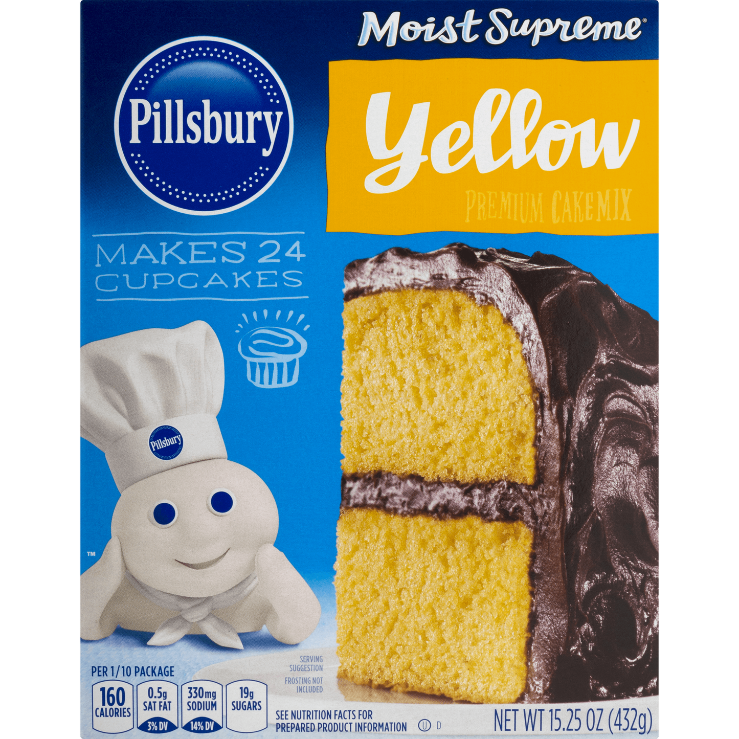 Pillsbury Moist Supreme Yellow Cake Mix 15.25oz