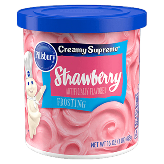 Pillsbury Creamy Supreme Strawberry Frosting 16oz