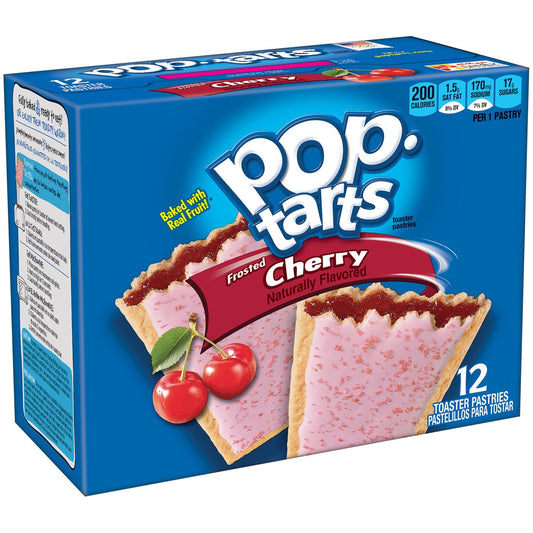 Pop-Tarts Frosted Cherry 12 pack (BB 11 AUG 2024)