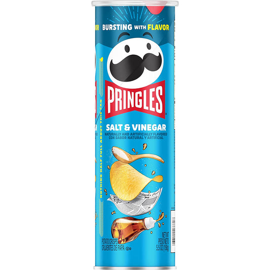 Pringles Salt & Vinegar Potato Crisps