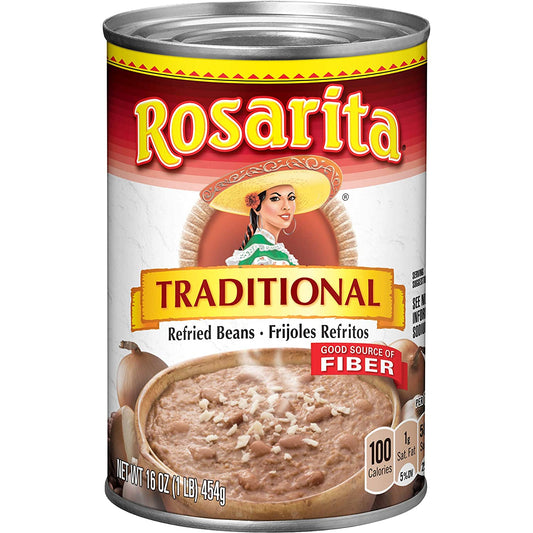 Rosarita Traditional Refried Beans 16oz