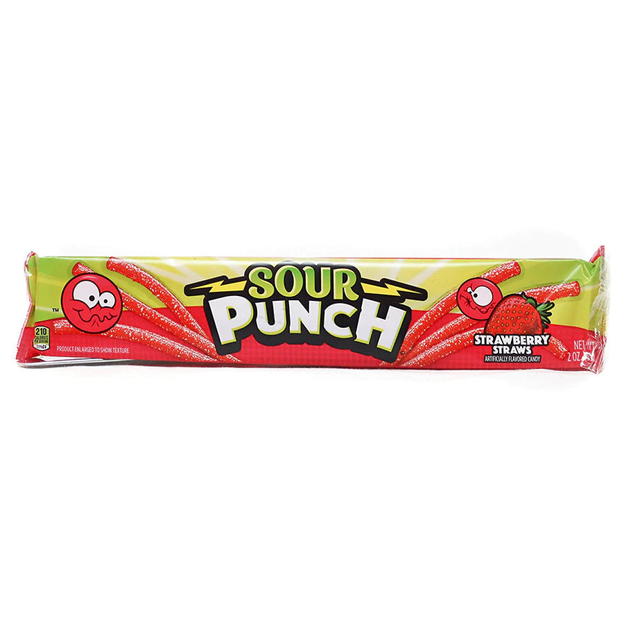 Sour Punch Strawberry Straws 2 oz