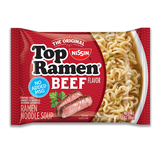 Top Ramen Noodle - Beef 3oz