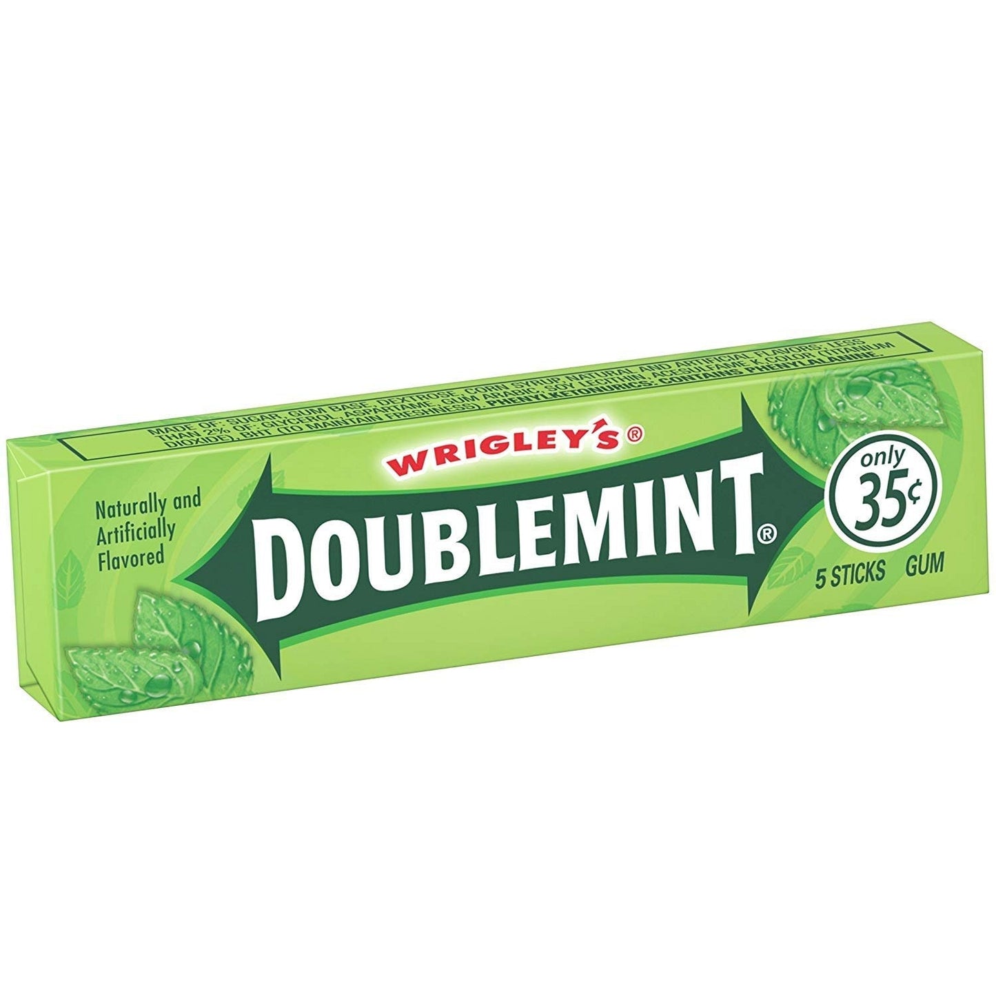Wrigley's Gum - Doublemint 5-Stick Pack (BB 6 Jun 2023)