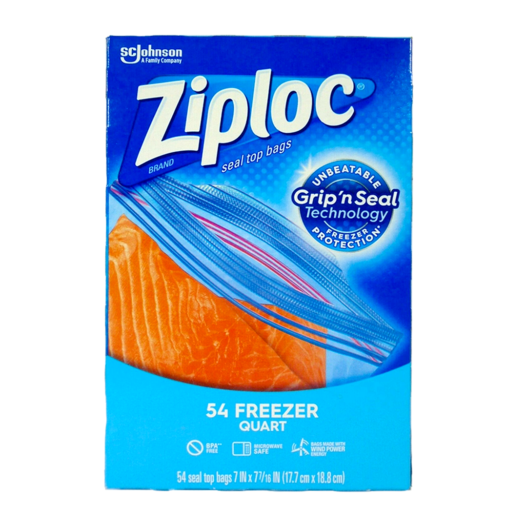 Ziploc Quart Freezer - 54 Bags